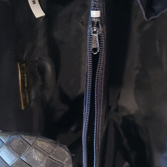 Vintage woven satin evening purse - Picture 3 of 5